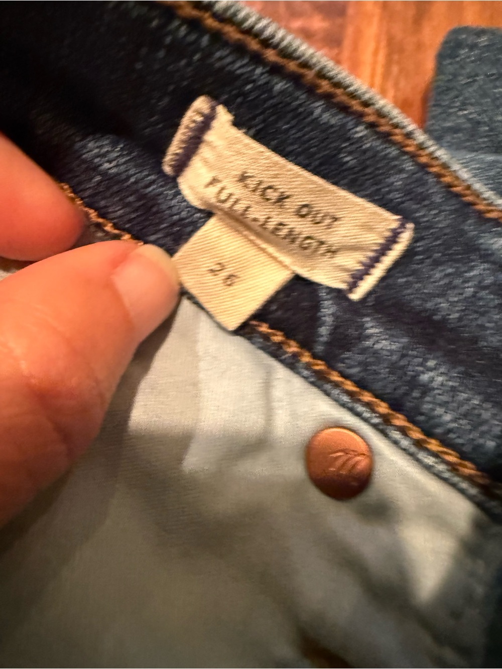 Madewell Kick Out Flare SZ 26 - Picture 8 of 11